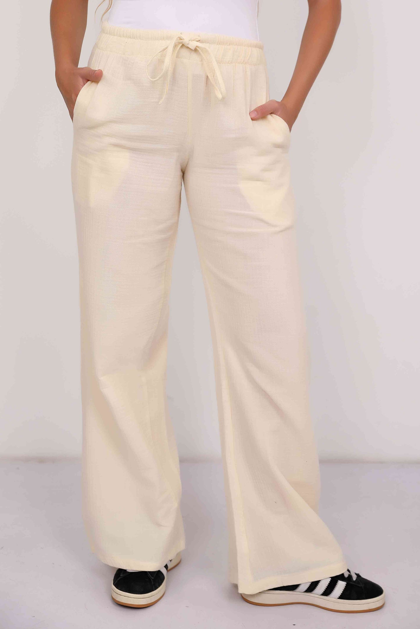 Krencl Comfort Wide-Leg Pants