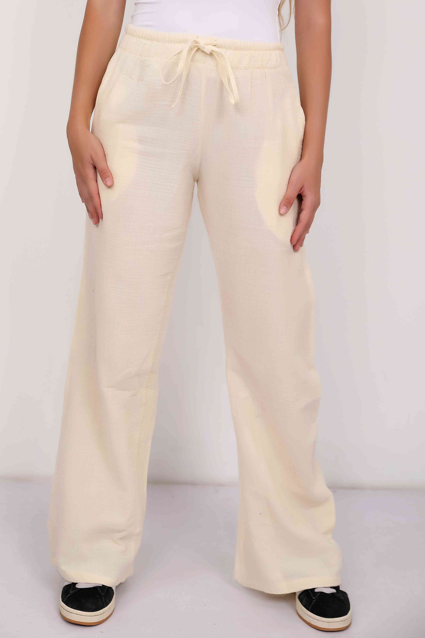 Krencl Comfort Wide-Leg Pants